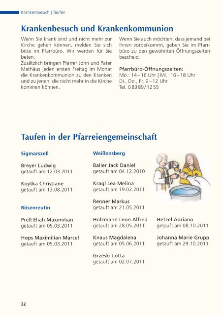 Pfarrbrief Weihnachten 11 - im Kirchenschiff