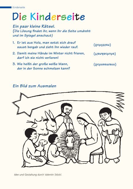 Pfarrbrief Weihnachten 11 - im Kirchenschiff