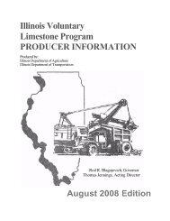 Illinois Voluntary Limestone Program PRODUCER ... - IAAP