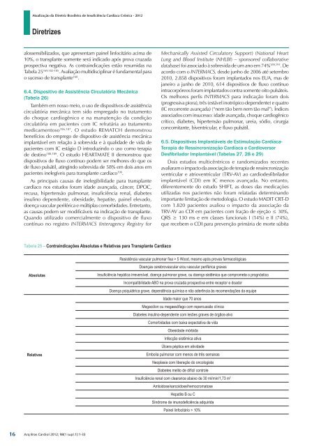 atualização da diretriz brasileira de insuficiência cardíaca crônica