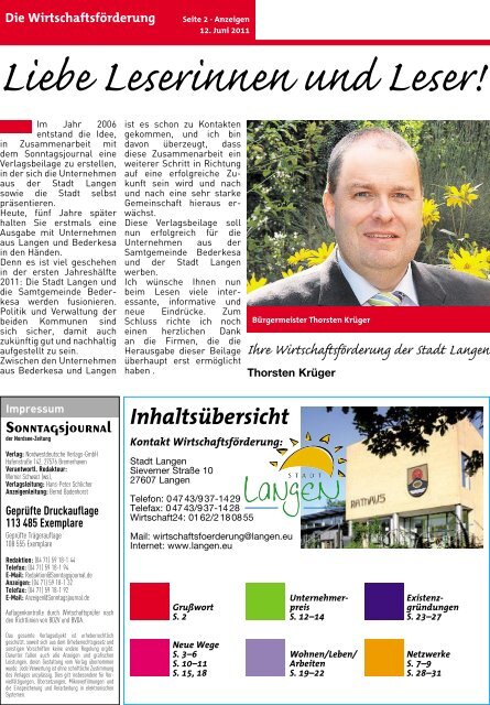 Bederkesa - Sonntagsjournal