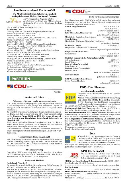 Ausgabe 14/2012 - Verbandsgemeinde Ulmen