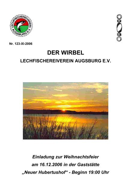 DER WIRBEL - beim Lechfischereiverein Augsburg eV