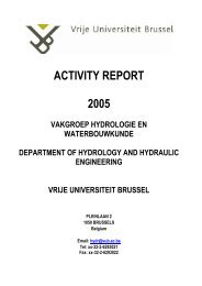 activity report 2005 - Physical Land Resources - Vrije Universiteit ...