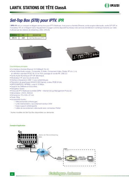 Catalogue Antenne