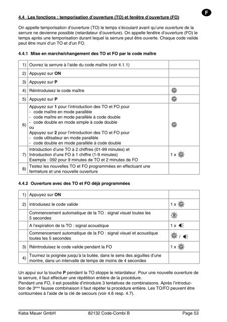 Bedienungsanleitung 82132 Code-Combi B Seite 1 ... - hdg - tresore