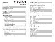 300-in-1 Maxitronix Project List - Carl's Electronic Kits