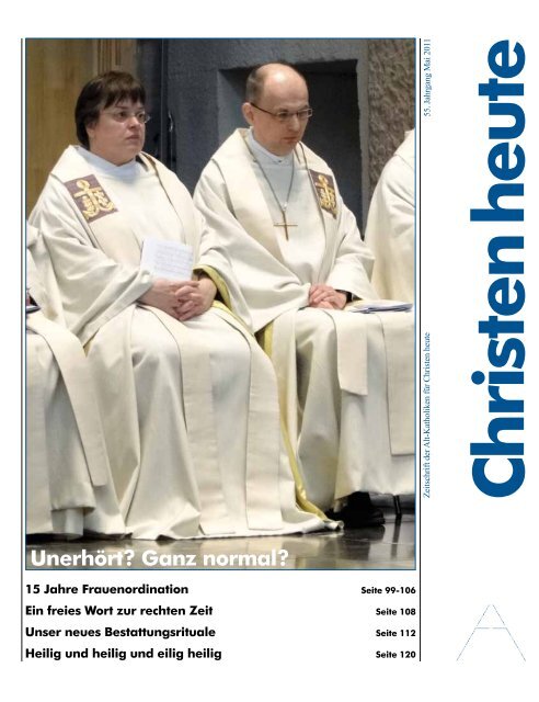Christen heute Mai 2011 - Alt-katholisch.net