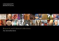 Research and Cultural Collection guide booklet - University of ...