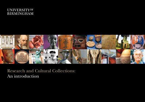 Research and Cultural Collection guide booklet - University of ...