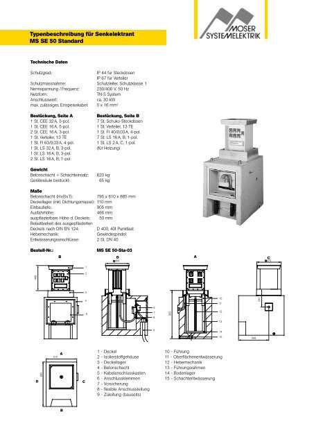 Datenblatt - Moser Systemelektrik