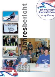 Jahresbericht Schule - Sportmittelschule Engelberg