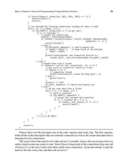 Beej's Guide to Network Programming Using Internet Sockets