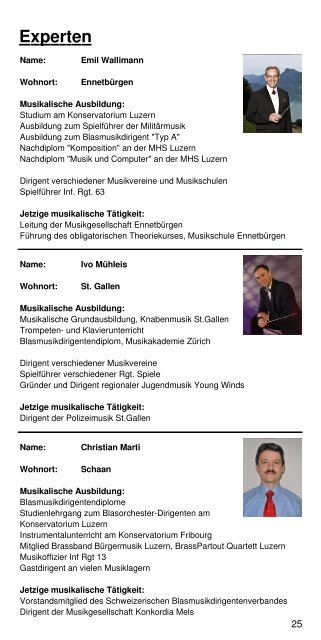 Festführer Homepage - Musikgesellschaft Zizers