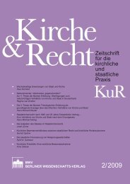 Zeitschrift fÃ¼r die kirchliche und staatliche Praxis - KuR - Zeitschrift ...