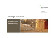 Eventvorschläge - Bayer Gastronomie GmbH