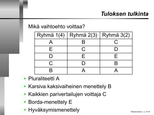 Diplomityöesitelmä - Lahti