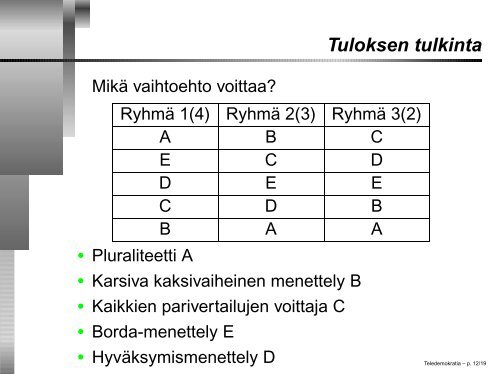 Diplomityöesitelmä - Lahti