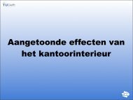 Aangetoonde effecten van het kantoorinterieur - Vereniging voor ...