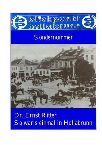 Dr. Ernst Ritter EIN GROSSER - Familie Polsterer