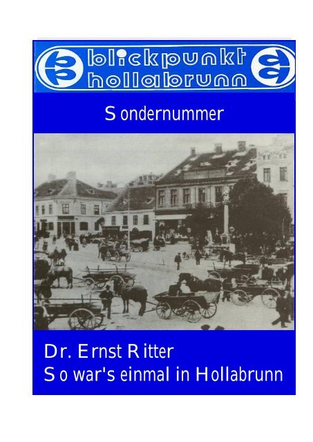 Dr. Ernst Ritter EIN GROSSER - Familie Polsterer