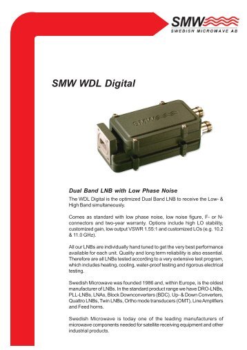 smw wdl digital dro - dual output and single polarity with low phase ...