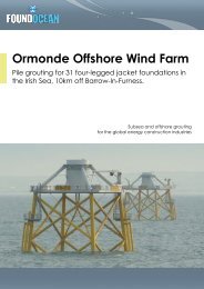 Ormonde Offshore Wind Farm case study - FoundOcean