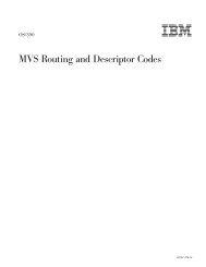 OS/390 V2R10.0 MVS Routing and Descriptor Codes