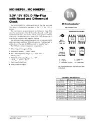 MC10EP51, MC100EP51 3.3V / 5V ECL D Flip-Flop with Reset and ...