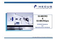 S3-MICRO & S3-MICROpix - Hecus X-Ray Systems