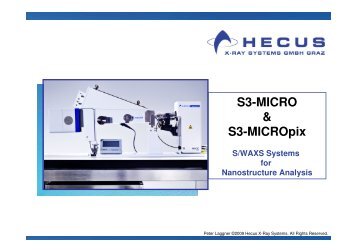 S3-MICRO & S3-MICROpix - Hecus X-Ray Systems
