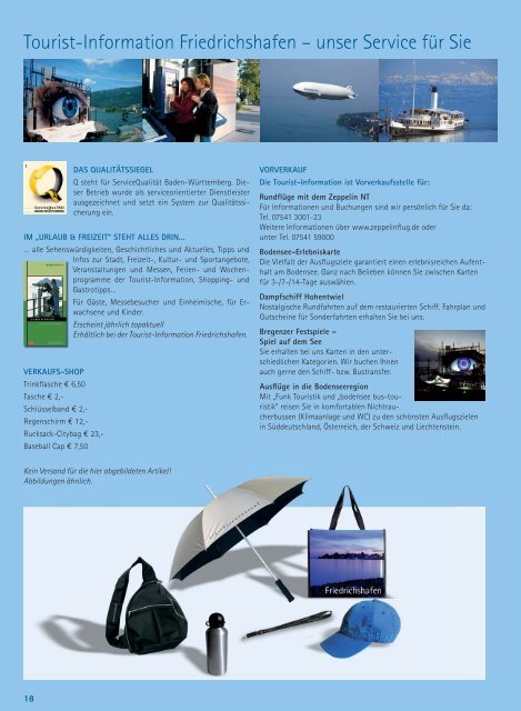 Gastgeber-Journal 2008 & 2009 - Friedrichshafen