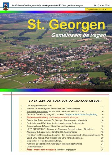 Gemeinsam bewegen - St. Georgen im Attergau - Land Oberösterreich