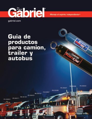 Guia de productos para camion, trailer y autobus - Gabriel