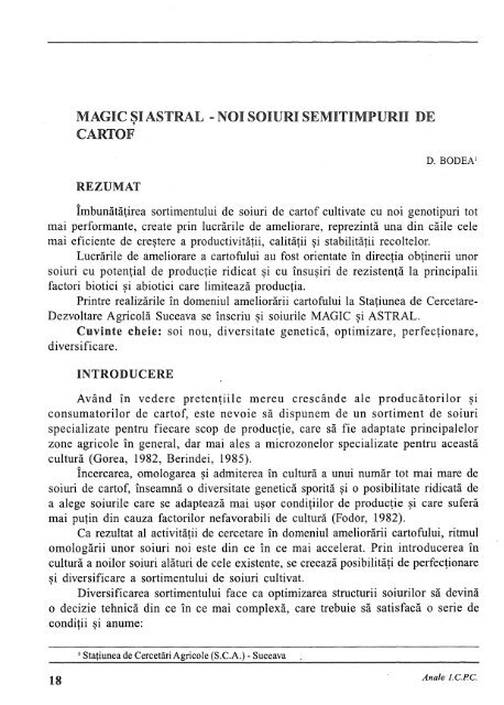 anale 28.pdf - Institutul National de Cercetare Dezvoltare pentru ...