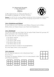 50. Mathematik-Olympiade 1. Stufe (Schulstufe) - Max Steenbeck ...