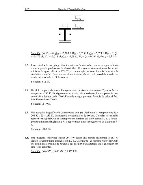 Tema 6 - EL SEGUNDO PRINCIPIO - Tecnun