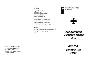 programm 2012 - Evangelischer Kirchenkreis Gladbach Neuss
