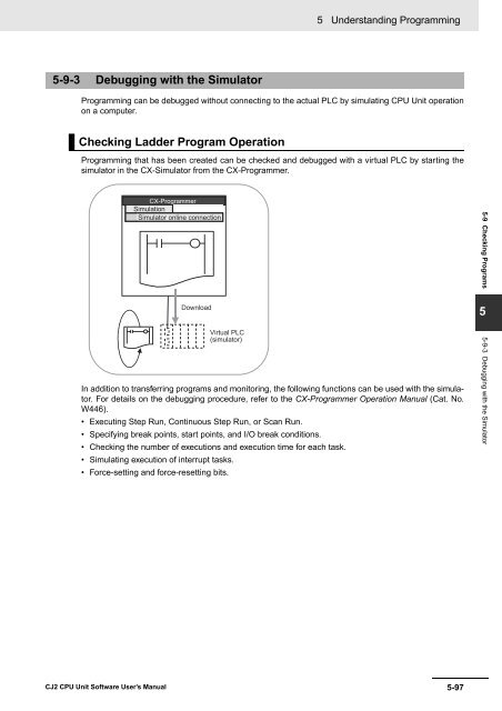 CJ2 CPU Unit Software User's Manual - CIP ETI