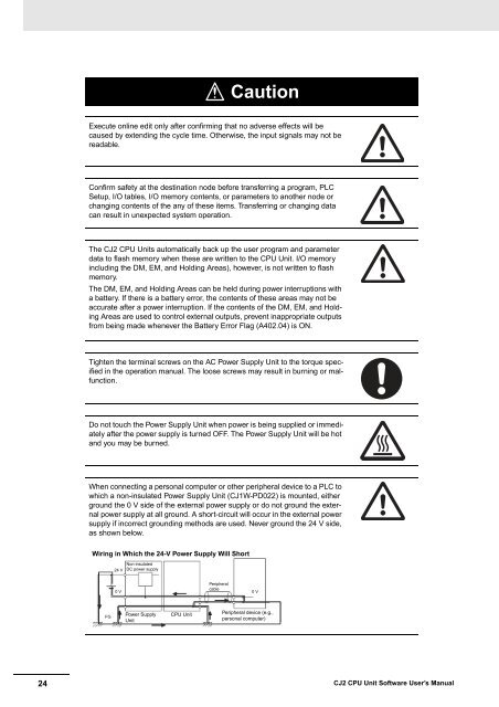 CJ2 CPU Unit Software User's Manual - CIP ETI