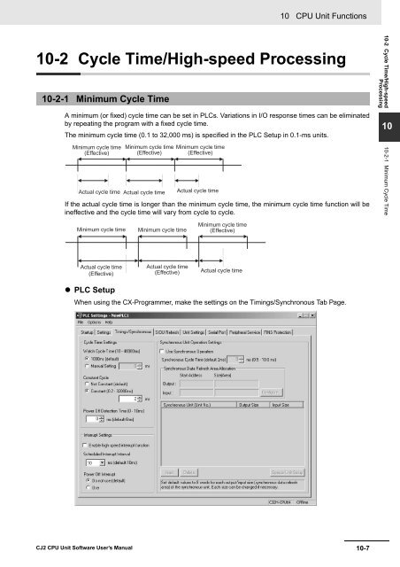 CJ2 CPU Unit Software User's Manual - CIP ETI