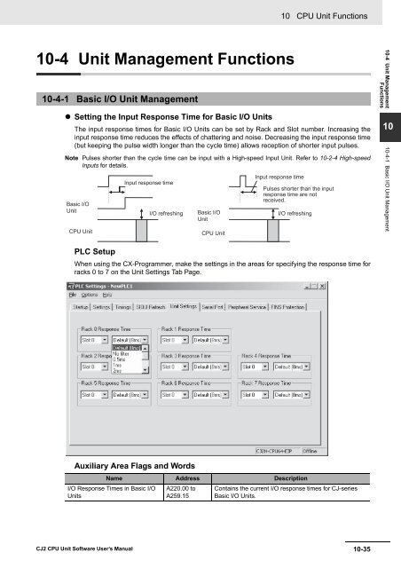 CJ2 CPU Unit Software User's Manual - CIP ETI