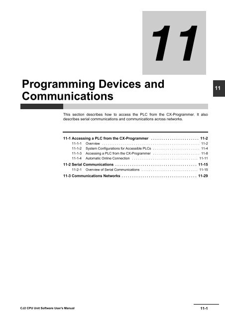 CJ2 CPU Unit Software User's Manual - CIP ETI