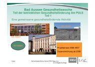 Bad Aussee Gesundheitswoche Teil der betrieblichen - ONGKG