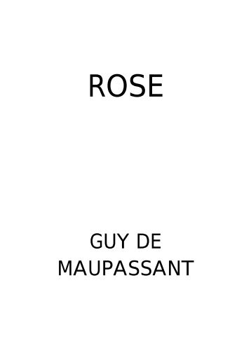 GUY DE MAUPASSANT