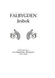 70 Falbygden - Ãrsbok - Radio FalkÃ¶ping 90,8