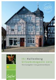 Urlaubsmagazin 2012 Ihr Hallenberg - Newsroom Winterberg