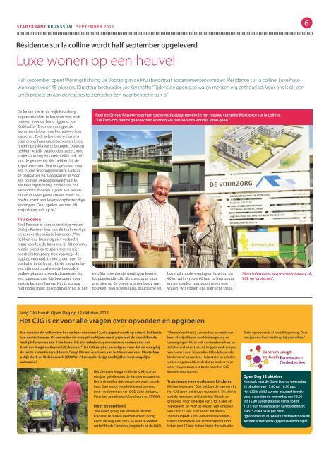 Stadskrant 7 september 2011.indd - Gemeente Brunssum