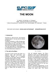 Orbit of the Moon, sidereal and synodic period, phases ... - INAF