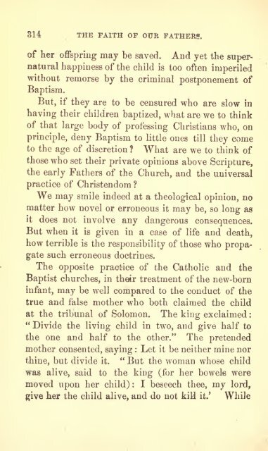 The faith of our fathers - Carmel Apologetics